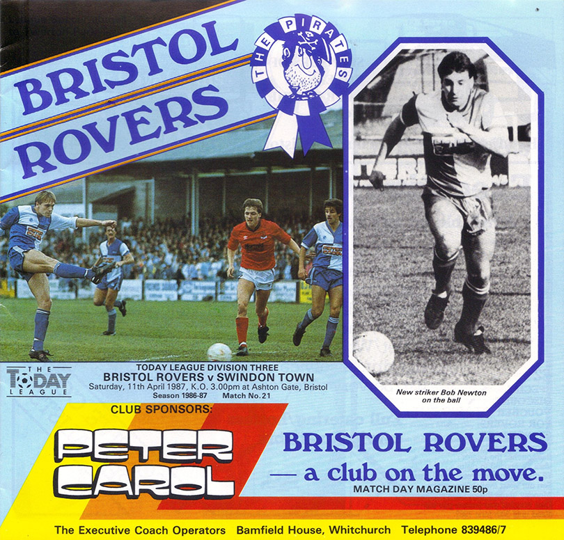 <b>Saturday, April 11, 1987</b><br />vs. Bristol Rovers (Away)